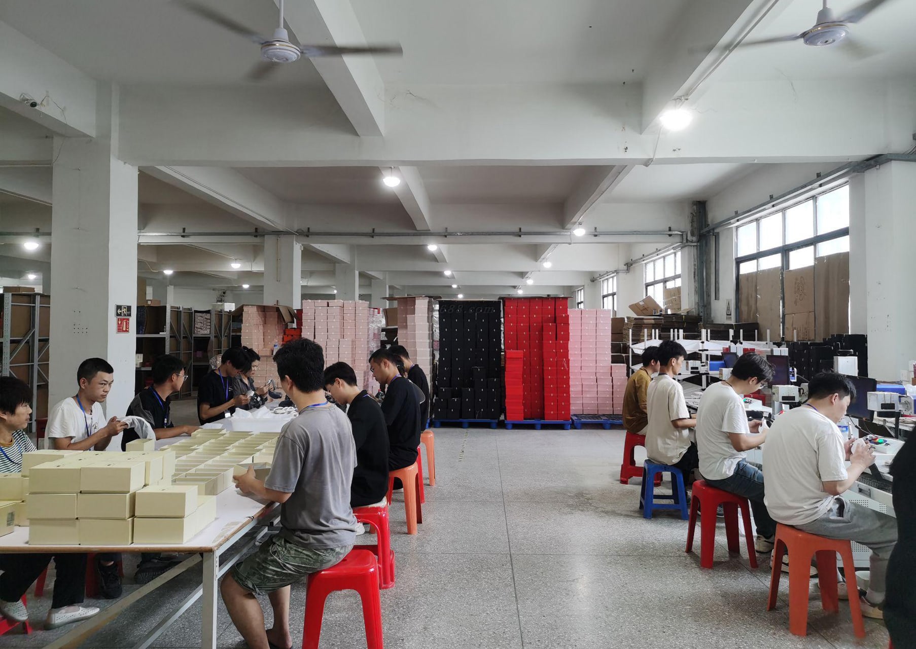 생산 및 포장 현장