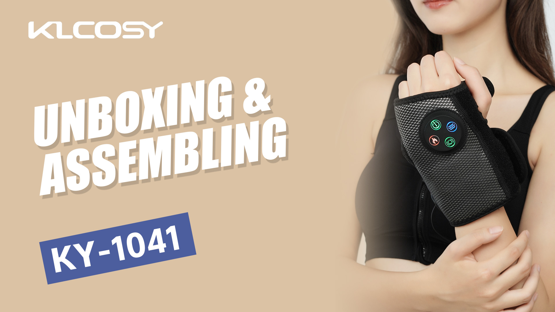 4가지 기능 손목/손 마사지기 KY1041 II 개봉기(언박싱) 영상