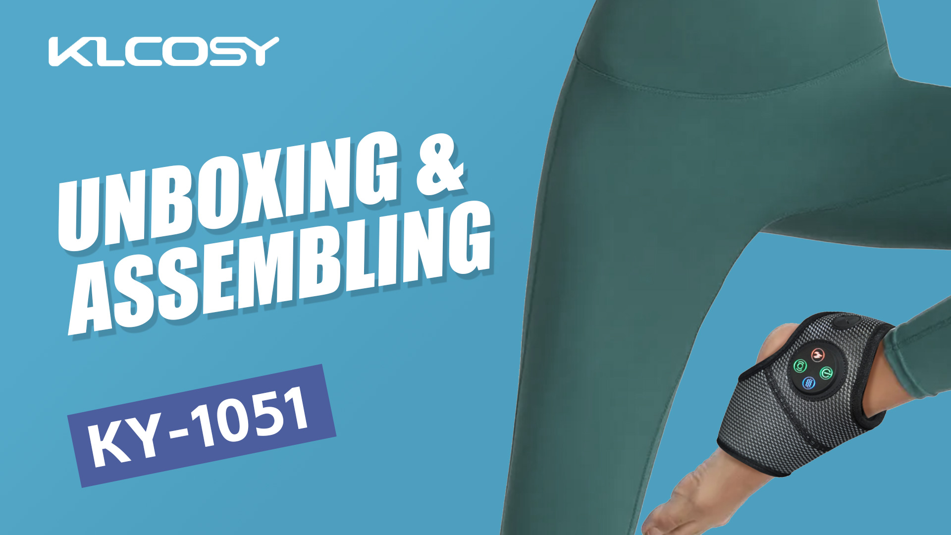 발목/발 마사지기 KY1051 II 개봉기(언박싱) 영상